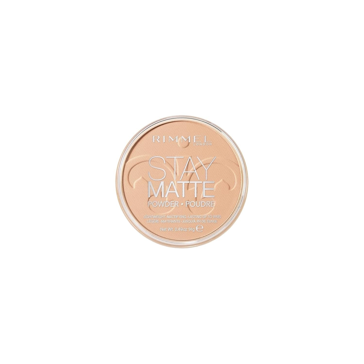 London Stay Matte - 004 Sandstorm - Pressed Powder, Lightweight, High Coverage, Shine Control, 0.49Oz
