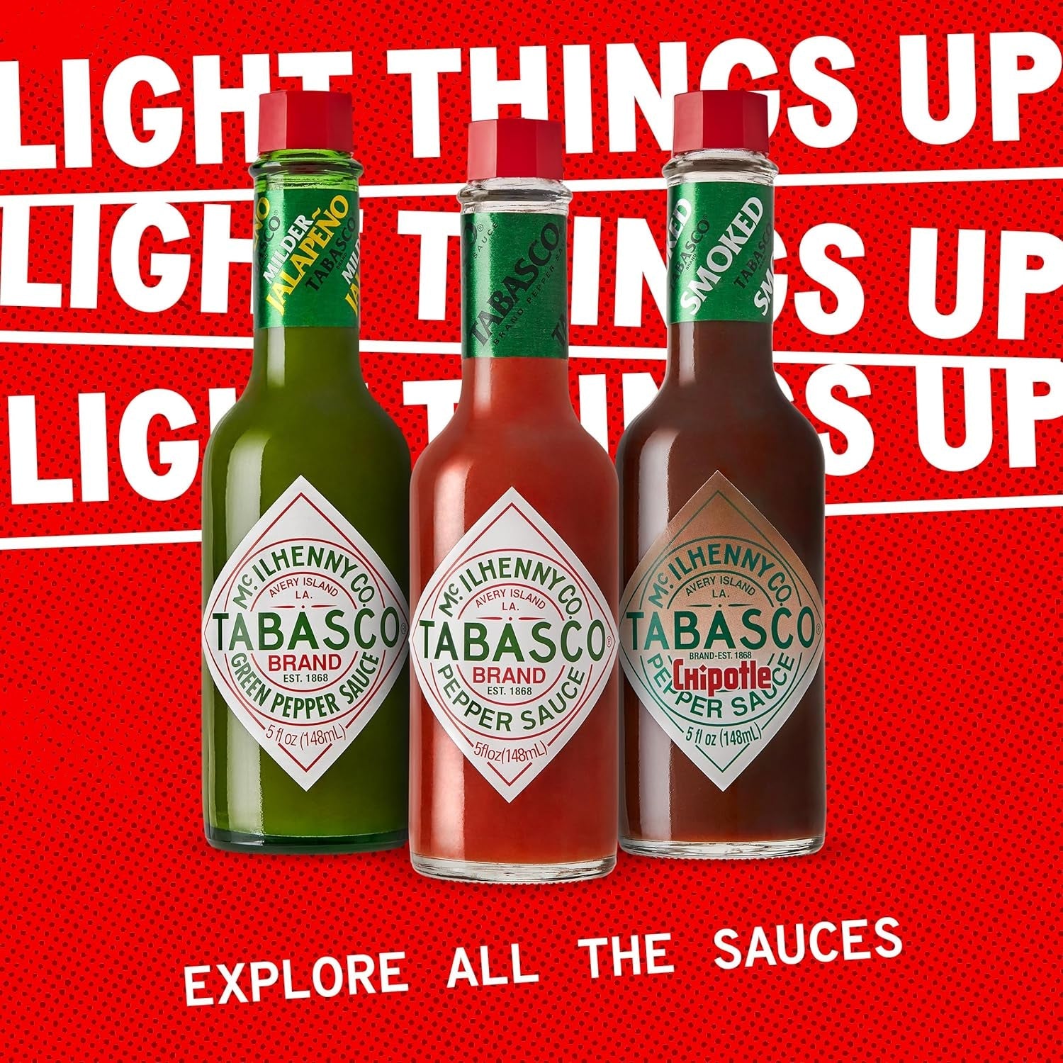 Brand Original Red Pepper Hot Sauce, Medium Heat, Glass Bottle, Classic & Versatile Flavor, Three Simple Ingredients, Great for Dips, Tacos, Eggs, Pizza, Oysters & More, 2 Fl Oz (Pack of 1)
