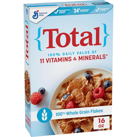 Breakfast Cereal, 100% Daily Value of 11 Vitamins and Minerals, Whole Grain Cereal, 16 Oz