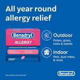 Ultratabs Allergy Relief Medicine, 25 Mg Diphenhydramine Hcl Antihistamine Tablets for Relief of Cold & Allergy Symptoms like Sneezing, Runny Nose, & Itchy Eyes & Throat, 24 Ct