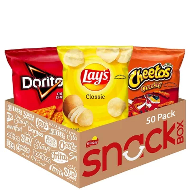 Frito-Lay Favorites Mix Chips & Snacks, Variety Pack, 50 Pk.