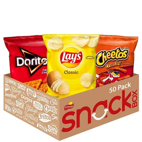 Frito-Lay Favorites Mix Chips & Snacks, Variety Pack, 50 Pk.