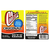 Cookies Original Bar "B" "Q" Sauce, 1 Gal.