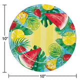 Member'S Mark Summer Dinner Paper Plates, 10", 85 Ct.