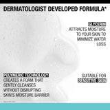 Fragrance Free Ultra Gentle Foaming Daily Cleanser, Hydrating Face Wash for Sensitive Skin, Removes Makeup & Gently Cleanses without over Drying, Hypoallergenic, 5.8 Fl. Oz