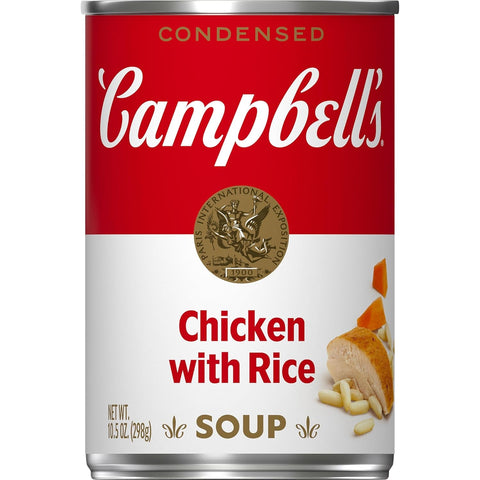 Campbell’S Condensed Chicken with Rice Soup, 10.5 Ounce Can