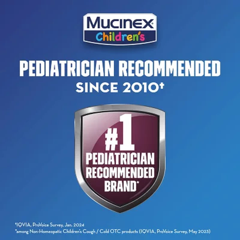 Mucinex Children'S Liquid Cold & Cough Medicine, Cherry 4 Fl. Oz., 3 Pk.