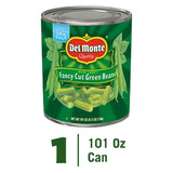 Del Monte Fancy Cut Green Beans, 101 Oz.