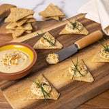 Thin Crisps Zesty Jalapeno Whole Grain Wheat Crackers, Lunch Snacks, Snack Crackers, 7.1 Oz