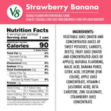 Strawberry Banana 100% Fruit and Vegetable Juice, 8 Fl Oz Can (6 Pack) (Case of 4)