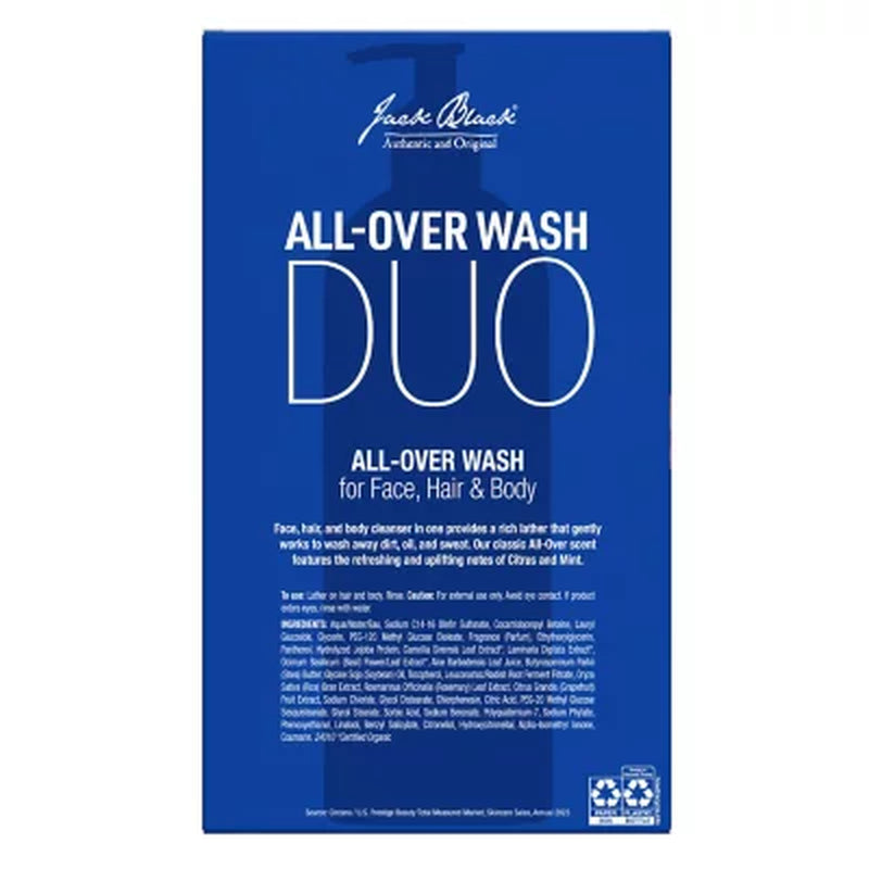 Jack Black All-Over Body Wash Duo, 16 Fl. Oz., 2 Pk.