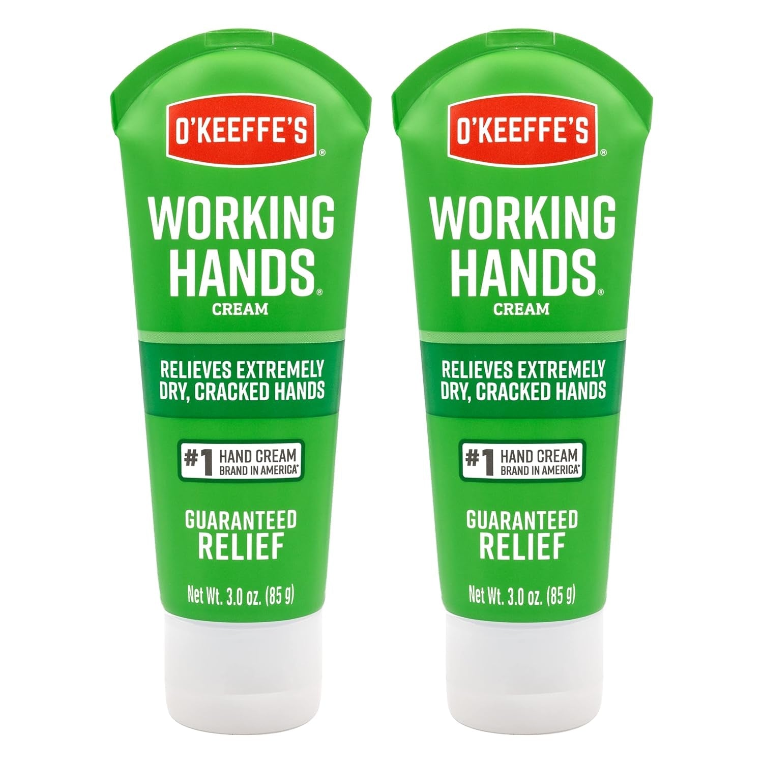Working Hands Hand Cream for Extreme Dryness - 3 Oz Tube (2 Pack) - Repairing Skincare for Cracked, Dry Hands