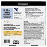 Neutrogena Ultra Sheer Dry-Touch Sunscreen Lotion, SPF 70, 3 Oz., 3 Pk.