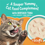 Lickable Grain Free Cat Treats Made with Real Tuna and Intended as a Complement to Your Senior Cat'S Complete and Balanced Diet - (Pack of 8) 1.2 Oz. Tubs