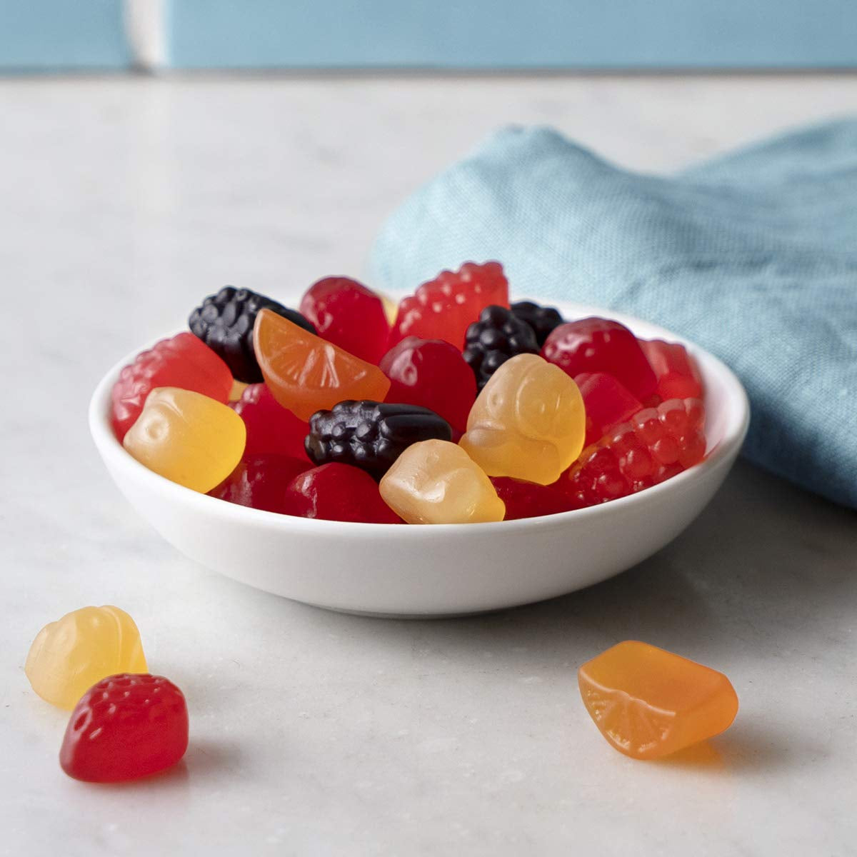 Fruit Snacks, Mixed Fruit Snack Box, Gluten Free, 0.8Oz Snack Packs (Pack of 40)