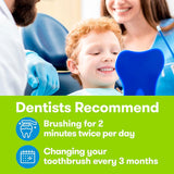 Kids Anti-Cavity Natural Fluoride Toothpaste, Baby Shark, Bubble Gum Flavor, ADA Accepted, 4.2 OZ