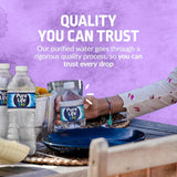 Purified Water Bottles, 24 Pack - Still Bottled Water Enhanced with Minerals for a Crisp Taste, Plastic Bottles - 8 Fl Oz