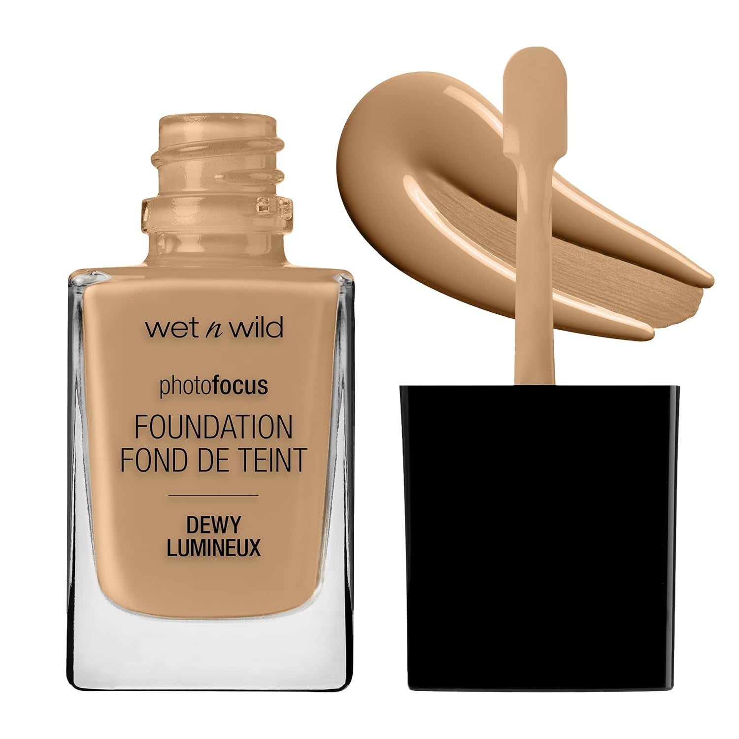 Photo Focus Dewy Liquid Foundation Makeup, Amber Beige