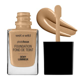 Photo Focus Dewy Liquid Foundation Makeup, Amber Beige