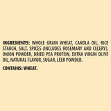 Rosemary & Olive Oil Whole Grain Wheat Crackers, Lunch Snacks, Snack Crackers, Family Size, 12.5 Oz