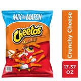 Cheetos Crunchy Cheddar Cheese Snacks, 17.37 Oz.