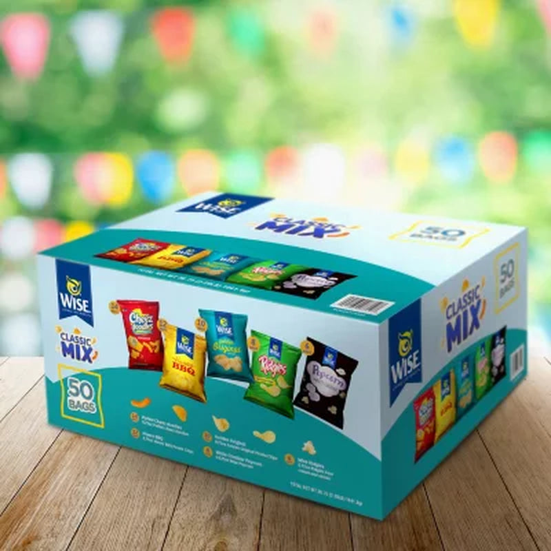Wise Variety Pack Snacks, 50 Pk.