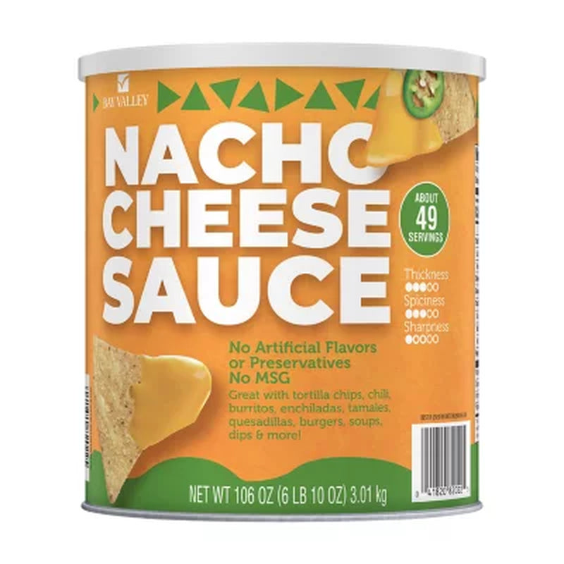 Bay Valley Nacho Cheese Sauce, 106 Oz.