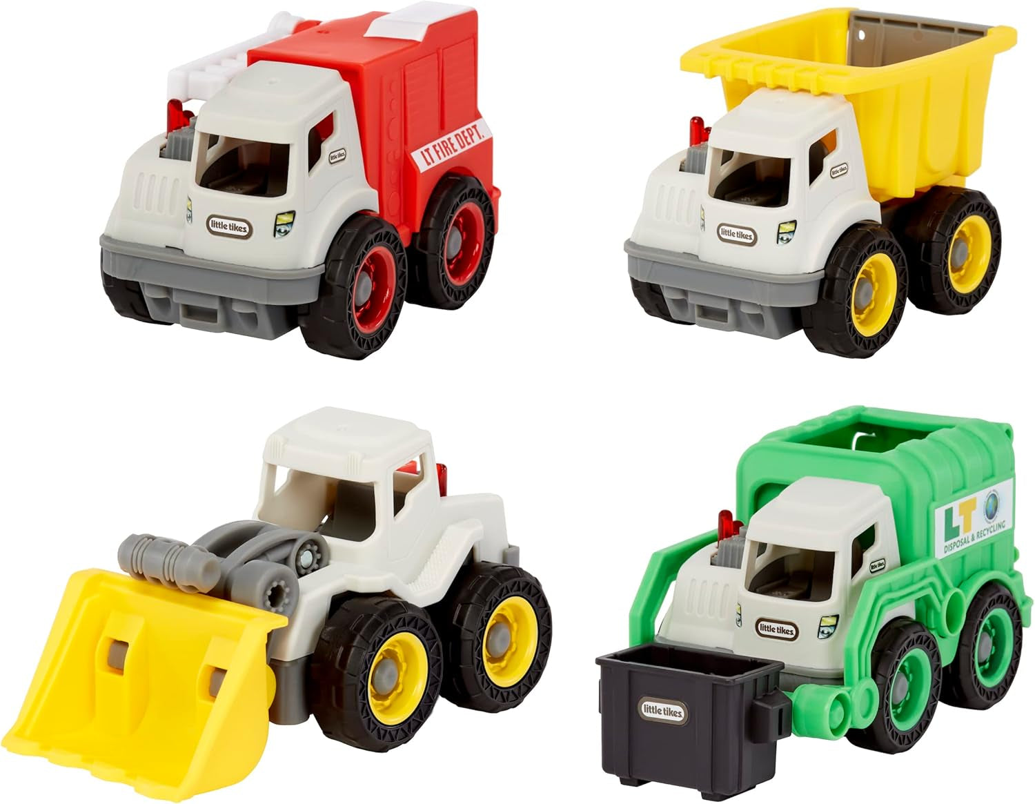 Dirt Diggers Mini Dump Truck Indoor Outdoor Multicolor Toy Car and Toy Vehicles for on the Go Play for Kids 2+
