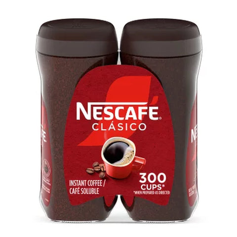 Nescafé Clasico Dark Roast Instant Coffee, 21 Oz.