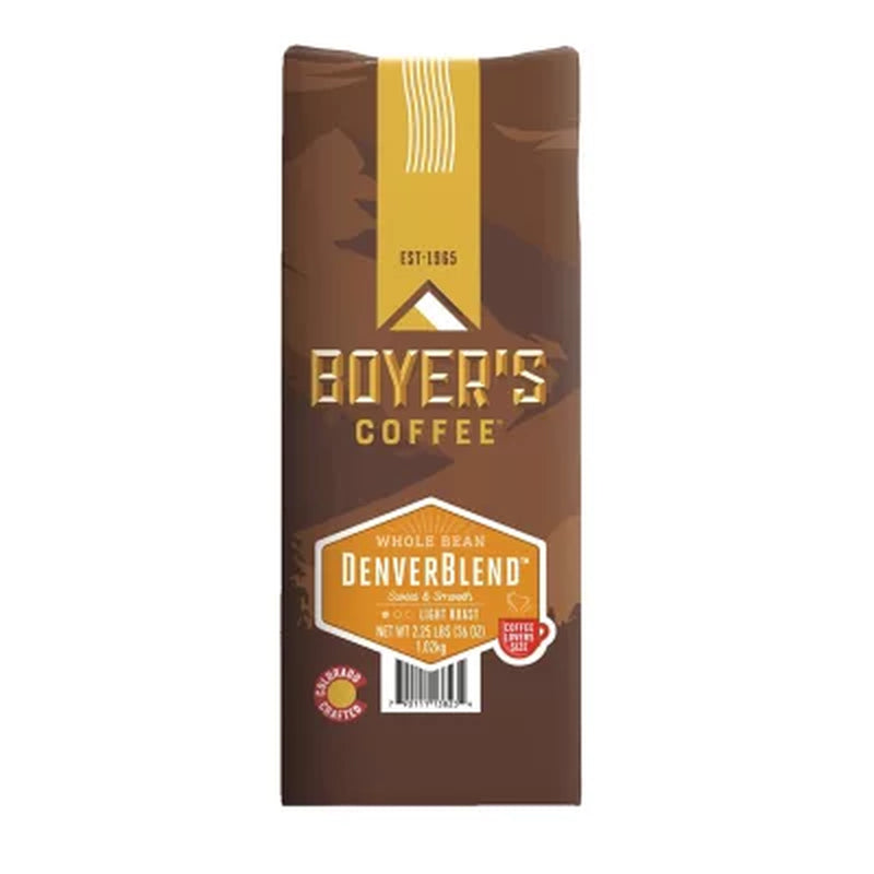Boyer'S Coffee Denverblend Light Roast Whole Bean, 36 Oz.