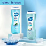 Dial Refresh & Renew Body Wash, Spring Water, 16 Fl. Oz., 4 Pk.