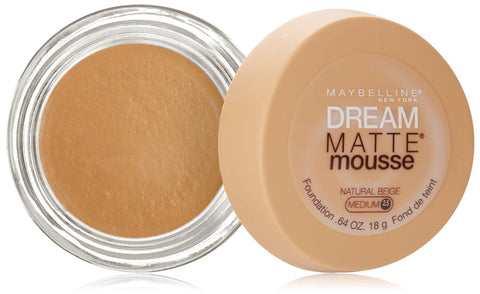 New York Dream Matte Mousse Foundation, Natural Beige, 0.64 Oz.