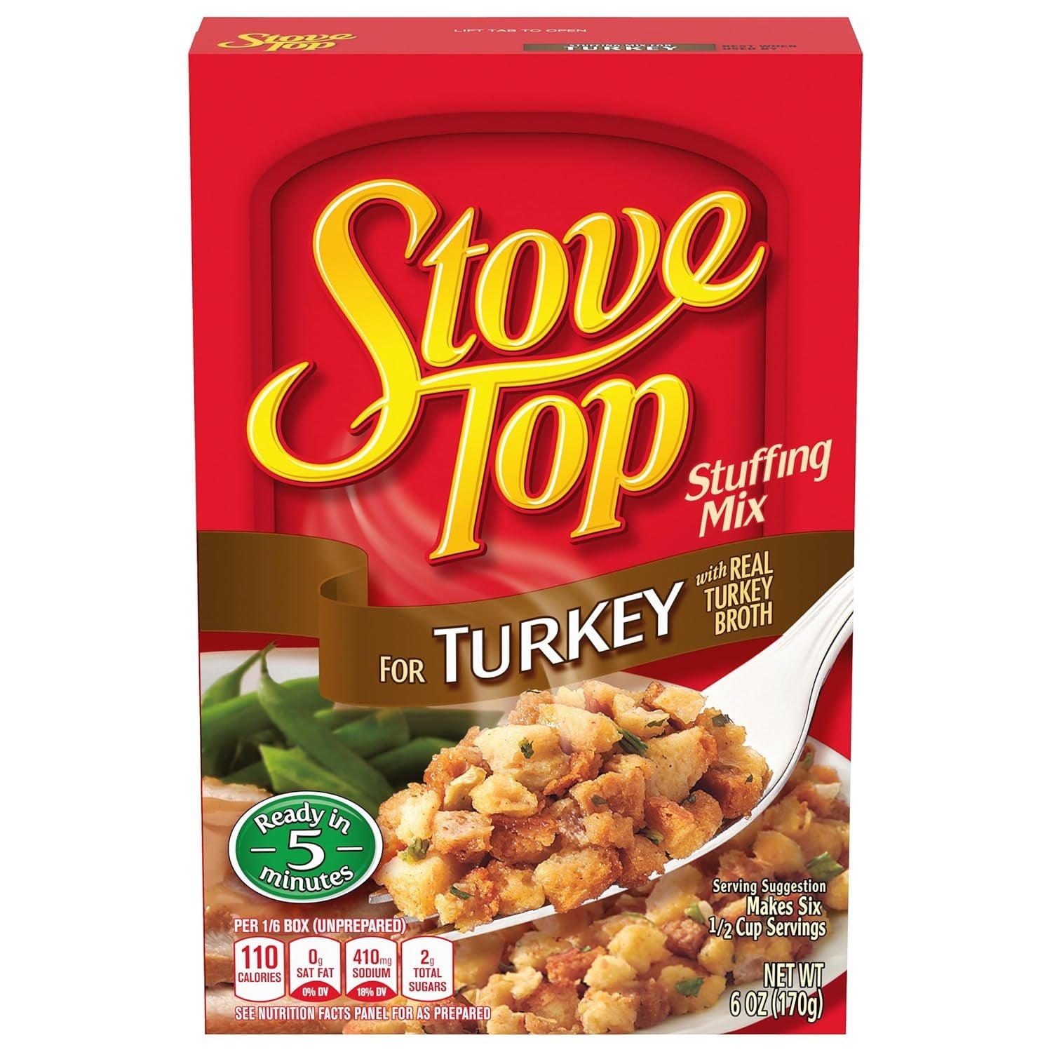 Stuffing Mix for Turkey, 6 Oz Box