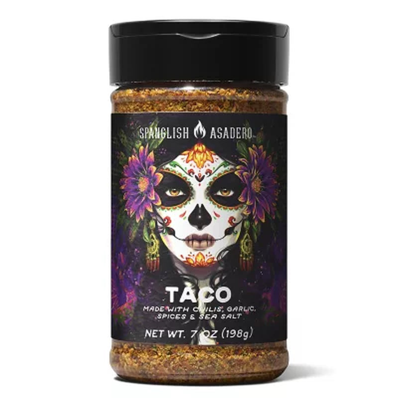 Spanglish Asadero Taco Seasoning, 7 Oz.