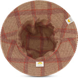 Women'S Bucket hat , Reversible Corduroy and Plaid Packable Travel, Wide Brim Summer Hat