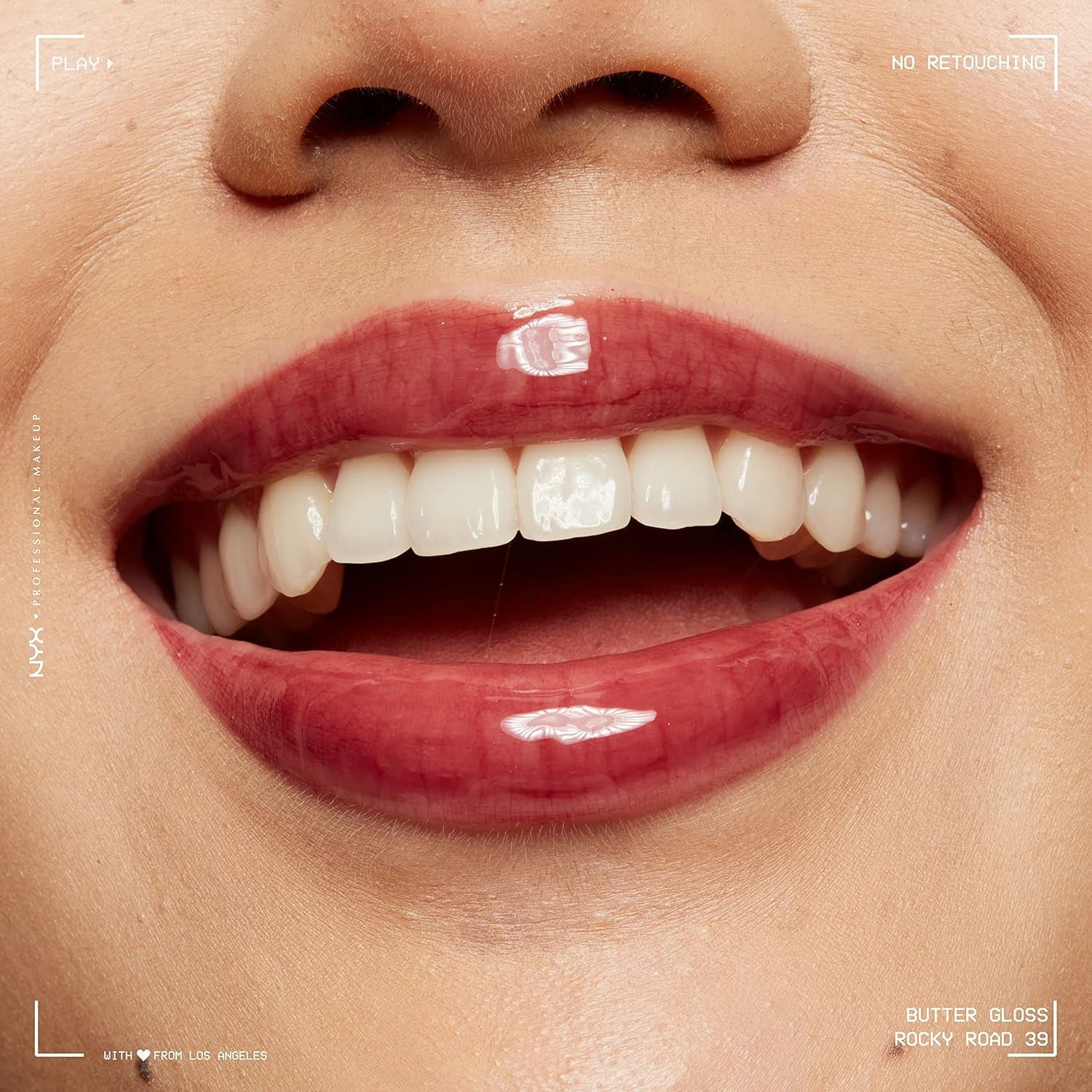 Butter Gloss, Non-Sticky Lip Gloss - Rocky Road (Wine)