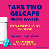 Complete Gelcaps 24Ct:  Complete Menstrual Pain Relief Gelcaps with Acetaminophen for Menstrual Symptom, PMS Relief, and Period Cramp Relief - 24 Count (Packaging May Vary)
