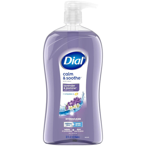 Body Wash, Calm & Soothe Lavender & Jasmine Scent, 32 Fl Oz