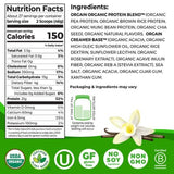 Orgain Organic 21G Plant-Based Protein Powder, Vanilla Bean 2.74 Lbs.