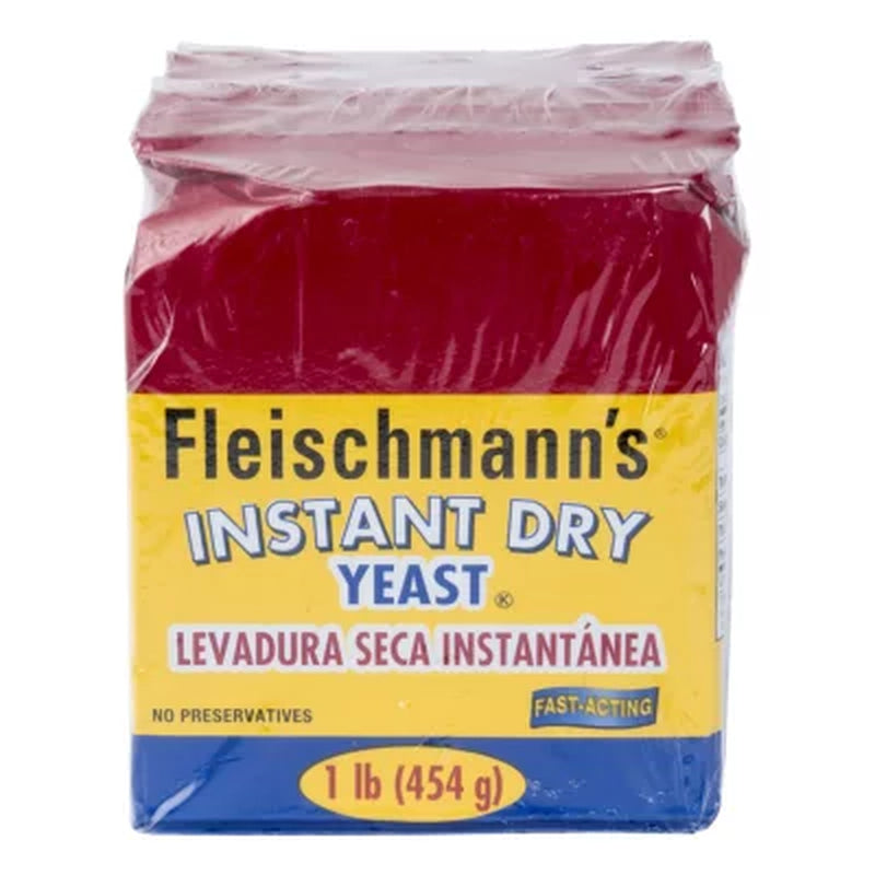 Fleischmann'S Instant Dry Yeast, 16 Oz., 2 Pk.