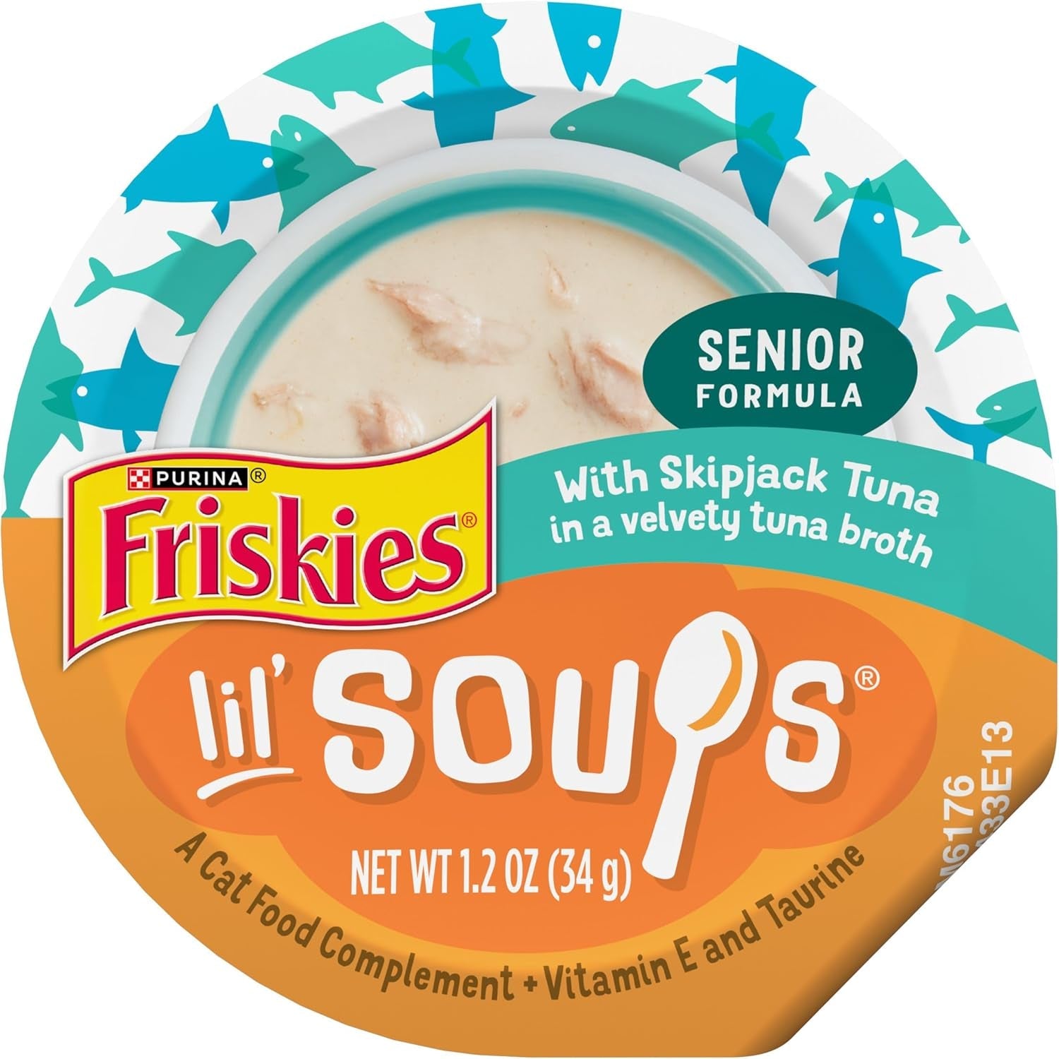 Lickable Grain Free Cat Treats Made with Real Tuna and Intended as a Complement to Your Senior Cat'S Complete and Balanced Diet - (Pack of 8) 1.2 Oz. Tubs