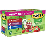 Mott'S Very Berry Applesauce Variety Pack, 3.2 Oz., 24 Pk.