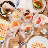 1 L Slim White Carbonating Bottle Twin Pack