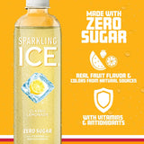 , Classic Lemonade Sparkling Water, Zero Sugar Flavored Water, with Vitamins and Antioxidants, Low Calorie Beverage, 17 Oz Bottles (Pack of 12)