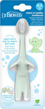 Infant-To-Toddler Toothbrush, Soft and Safe Baby Training Brush, Elephant, Mint, 0-3 Years (Styles May Vary)