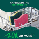 Gentle Clean Delicate Scrub Sponges, for Washing Dishes and Cleaning Kitchen, 3 Scrub Sponges
