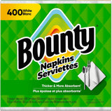 Paper Napkins, White, 400 Count