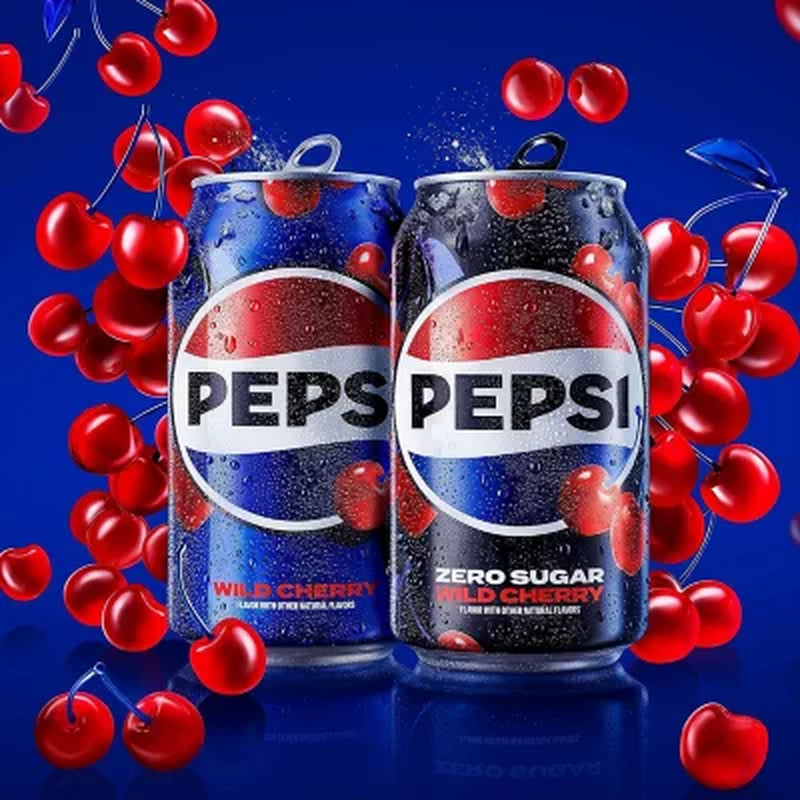 Pepsi Wild Cherry Mini Cans, 7.5 Fl. Oz., 30 Pk.