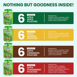 Gogo Squeez Organic Variety Pack, 3.2 Oz., 24 Ct.