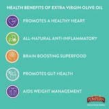 Pompeian Green & Vibrant Extra Virgin Olive Oil, 48 Oz.